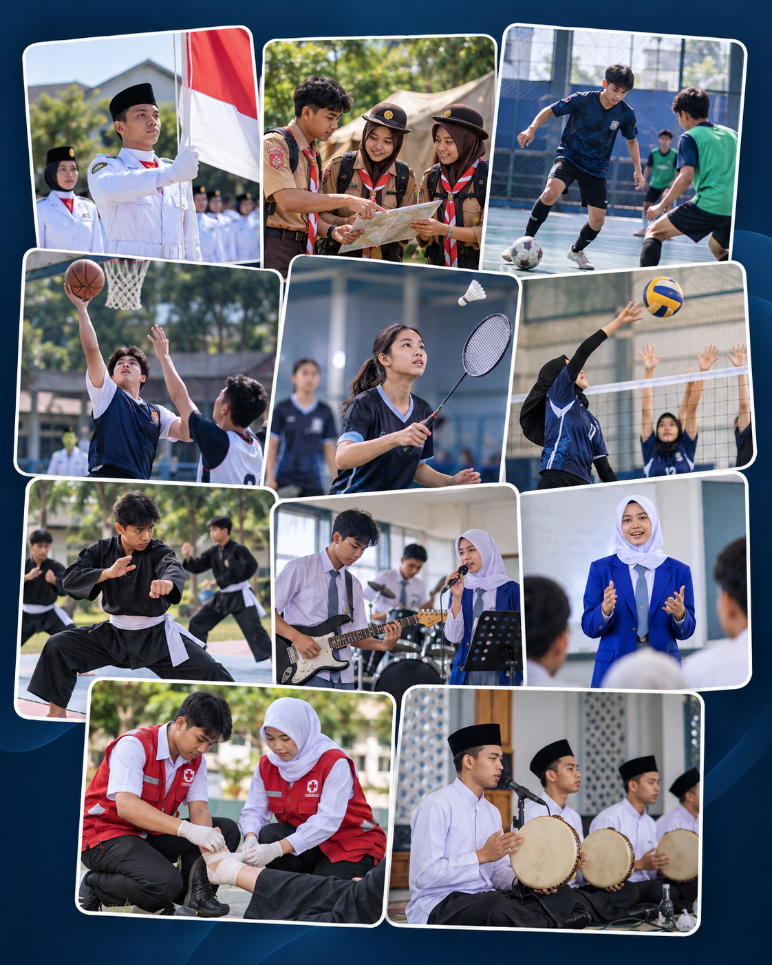 Dokumentasi Ragam Ekstrakurikuler dan Organisasi Siswa SMK Antartika 1 Sidoarjo